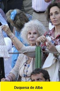  duquesa de alba en los toros 